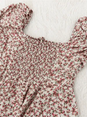 🌸FRANCESCA'S | Pink  Floral Dress🌸 thumbnail 4
