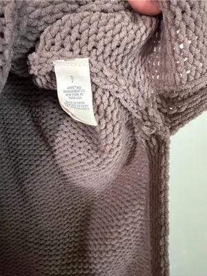 Aerie Small Mauve Knit Turtleneck Sweater Fall Winter Classic Chunky Oversized thumbnail 4