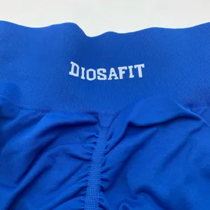 DIOSAFIT Women Radiant Shorts Blue Small Elastic Waist Butt Scrunch Gym Athletic thumbnail 2