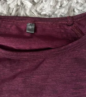 Alphalete Amplify Brown Cropped Long Sleeve Size Small thumbnail 3