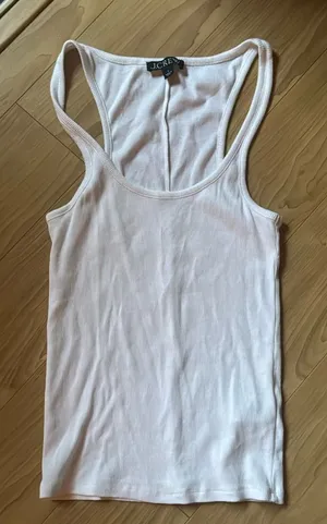 J crew white tank thumbnail 1