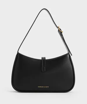 Charles & Keith Cesia Metallic Accent Shoulder Bag thumbnail 2