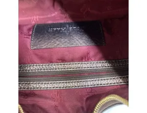 Cole Haan Leather Crossbody Brown Gold Customized thumbnail 13