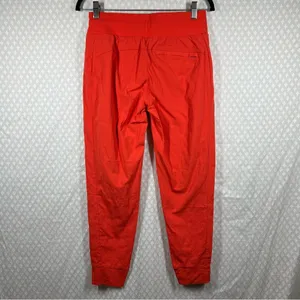 Athleta Neon Orange Trekkie‎ North Jogger Pants thumbnail 5