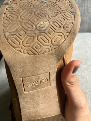 me too Tan Suede-Strap Ankle Booties thumbnail 4