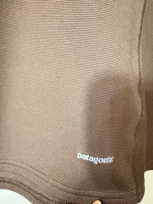 Patagonia Capilene Mock Neck Long Sleeve Base Layer Brown Women’s S thumbnail 3