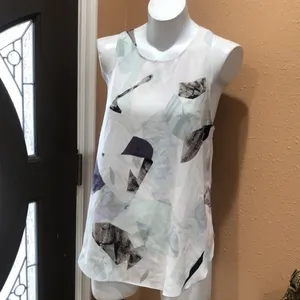 Wilfred patterned sleeveless blouse thumbnail 2