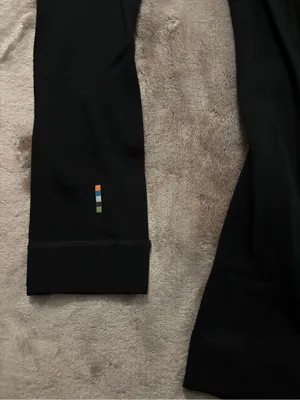 Smartwool Women's Size M Long-Sleeve Black Quarter-Zip Base Layer thumbnail 8