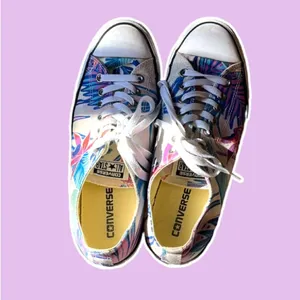 CONVERSE All Star Tropical Floral Print Sneakers Men’s 9 Women’s 11 thumbnail 2