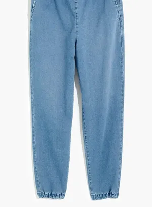 Madewell Sweatpants Jeans Nealy Wash Blue Denim Jogger Slouchy Relaxed S thumbnail 5