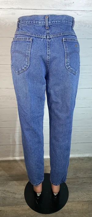 Chic Jeans Vintage High Waisted Mom Jeans Women's Size 14 juniors 100% Cotton READ thumbnail 6