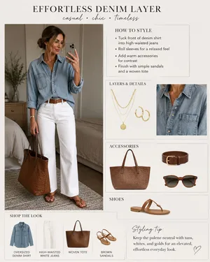 WeWoreWhat Light Blue Denim Button Down Shirt thumbnail 2