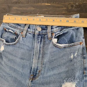 Abercrombie & Fitch Curve Love Ultra High Rise Ankle Straight Jeans Women’s 25/0 thumbnail 5
