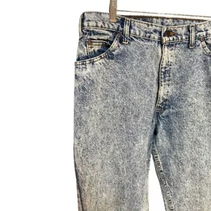 Vintage Levi's Acid Washed Orange Tab 550 Relaxed Taper Jeans Denim 36 X 32 thumbnail 3