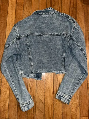 SheIn Cropped Jean Jacket thumbnail 3