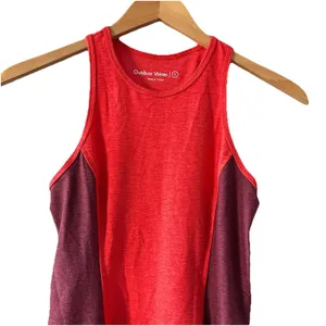 Outdoor Voices Athena Colorblock Tank Dress Small Red‎ Maroon Racerback Athletic thumbnail 4