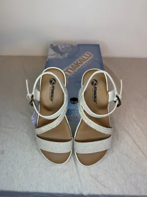 Makalu Juliet Women’s Wedge Sandals Size 7 Natural Cork Platform thumbnail 4