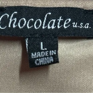 Chocolate USA Tan Cargo Pockets Spaghetti Straps Jumpsuit thumbnail 2