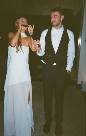 Matters Store Monaco White Dress with Scarf thumbnail 3