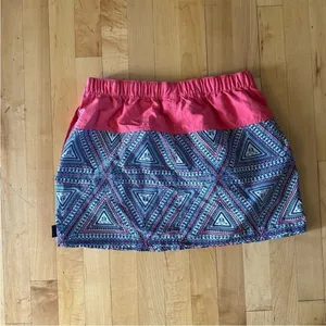 Patagonia‎ Pink and Blue Print Baggies Skirt M thumbnail 3