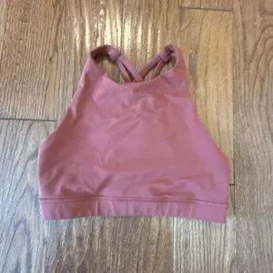 Lululemon energy high neck cross back bra copper coil 4 thumbnail 4