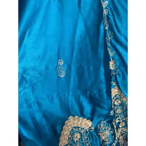 Soft Surroundings peacock teal Indian embroidered vintage medium (b57) thumbnail 6