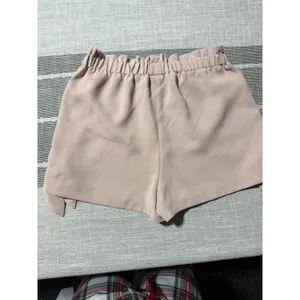 Express womens High Waisted Elastic Waist Flowy‎ Shorts Dusty Rose Pink Small thumbnail 4