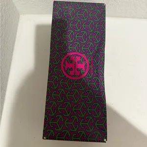 TORY BURCH Thandie Wedge Flip Flops Red Pepper / Issey Fade Floral Sandals 10 thumbnail 12