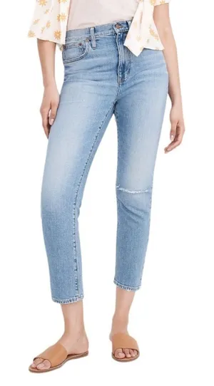 Madewell‎ Women's High-Rise Slim Boyjean Summit Wash Size 26 Denim Casual thumbnail 1