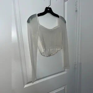 Princess Polly Gypsie Mesh Renaissance Coquette Soft Girl Blouson Corset Top US6 thumbnail 7