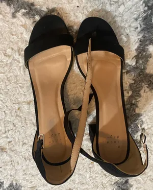 Target Super Cute Black Velvet Heels thumbnail 1