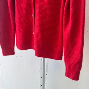 NWOT LOFT Rhinestone Buttons Relaxed‎ Fit Knit Cardigan Sweater Red Small thumbnail 5