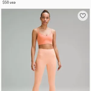 Lululemon Athletica Peach Sports Bra thumbnail 3