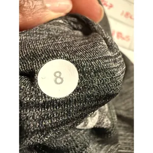 Lululemon‎ Athletica Gray Heathered Short Sleeve V-Neck Athletic Top Women's 8 thumbnail 6
