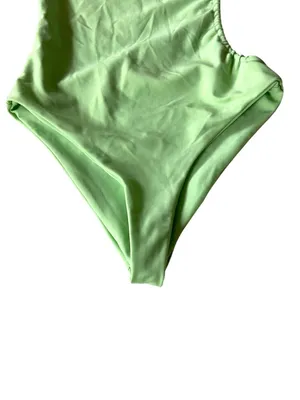 Jade Apex One Piece Swimsuit Lime Green Size S Beach Vacation Resortwear Coastal thumbnail 6