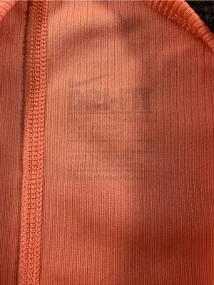 Nike Coral Ribbed Racerback Athletic Tank Top Size Small Yoga Workout thumbnail 3