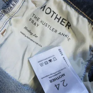 NWT Mother Hustler Ankle Fray in Healing Jar High Rise Boot Crop Stretch Jean 24 thumbnail 4