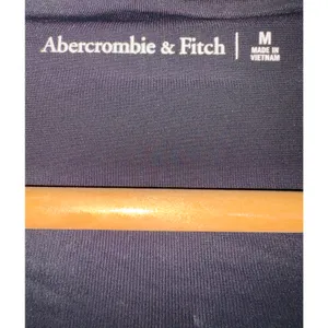 NWT Abercrombie & Fitch Black Knit Square Neck Short Sleeve T-Shirt Blouse Sz M thumbnail 3
