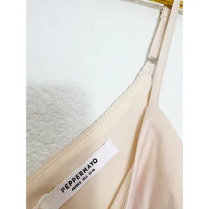 Peppermayo Kamala Contrast Maxi Dress Size 2 Satin Champagne And Ivory Wedding thumbnail 6