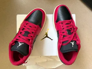 Nike Jordan 1 low. Raspberry. Youth 7, women’s 8.5 thumbnail 2