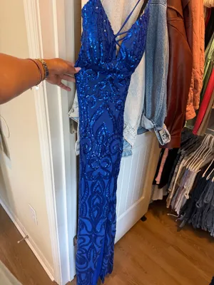 Sparkly Windsor Formal Dress Blue thumbnail 2