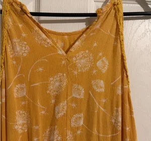 True Craft Yellow Floral Dress  thumbnail 5