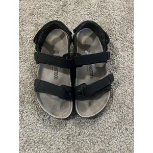 Birkenstock Women Kalahari Birko-Flor Futura Black Sandals US8 EU38 thumbnail 2