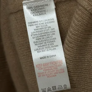 CRUSH‎ Luxe Plush Ultra Soft 100% Cashmere V Neck Cozy Sweater Sz 3 Large Tan thumbnail 5