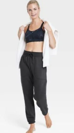All In Motion Women's Mid-Rise Cotton Fleece Joggers - ™ thumbnail 1