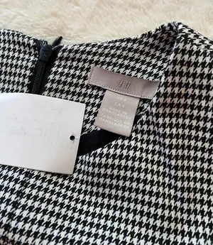 H&M Houndstooth Dress thumbnail 3