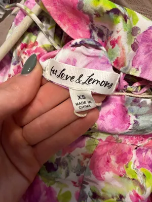 For Love & Lemons Dress Mini Floral thumbnail 4