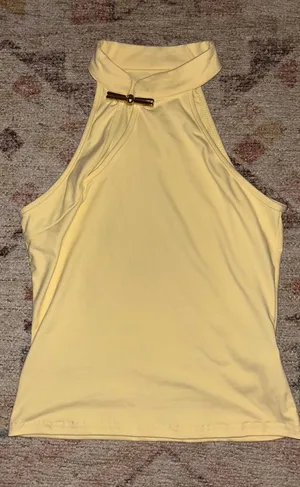 Yellow Going Out Top Shein thumbnail 1