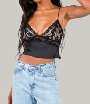Princess Polly Lace Crop Top thumbnail 1
