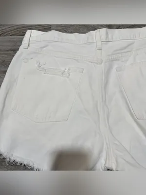 Abercrombie & Fitch ‘The Boyfriend Short’ Mid-Rise White Size 12 thumbnail 7